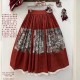 Forest Fairy Tales Red Hood In Forest Sweater Skirt JSK and OP(Reservation/2 Colours/Full Payment Without Shipping)